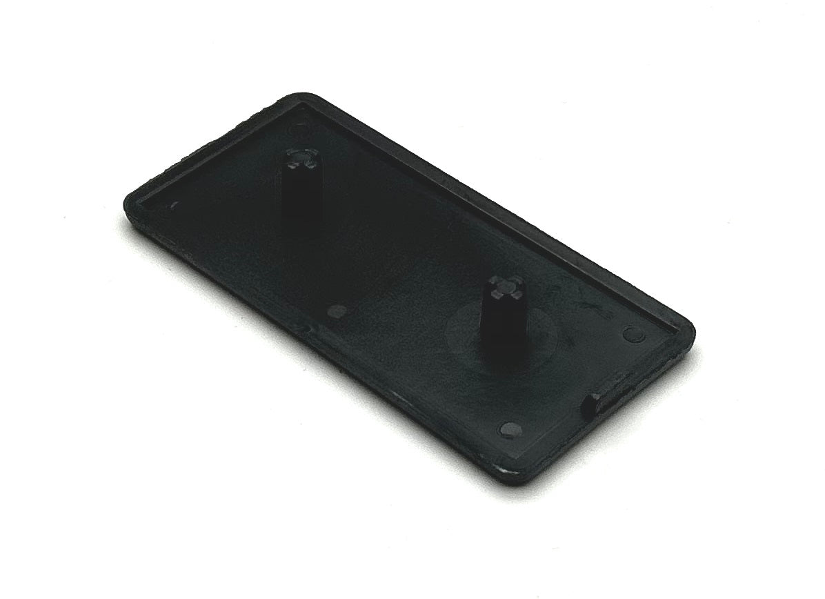 Endedæksel til Profilsystem profil - 40x80mm sort plast