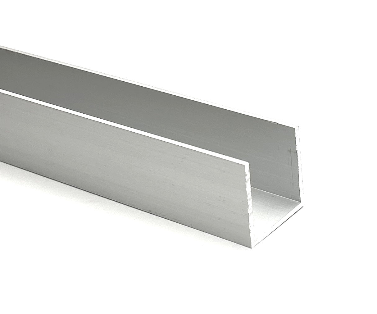 Anodiseret Aluminium U-profil 20x20x20mm