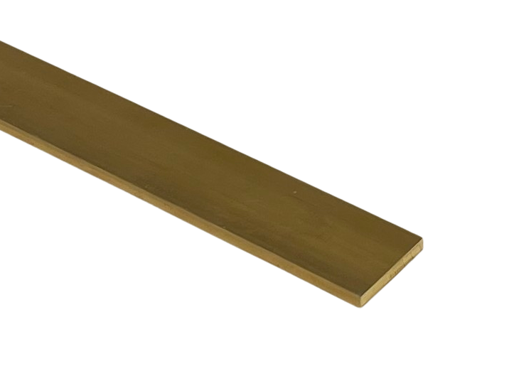 Messing - Fladstang 10mm