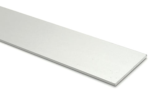 Anodiseret Aluminium - Fladstang 15mm