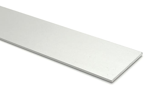 Anodiseret Aluminium - Fladstang 50mm