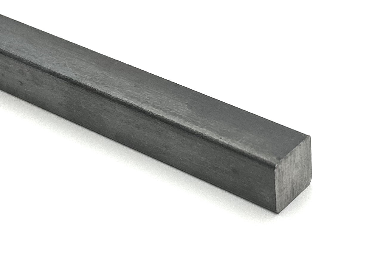 Sort stål - Firkantet stang 12x12mm