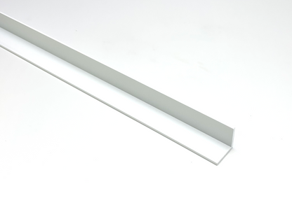 Aluminium med hvid pulverlakering - Vinkelprofil 20x20mm